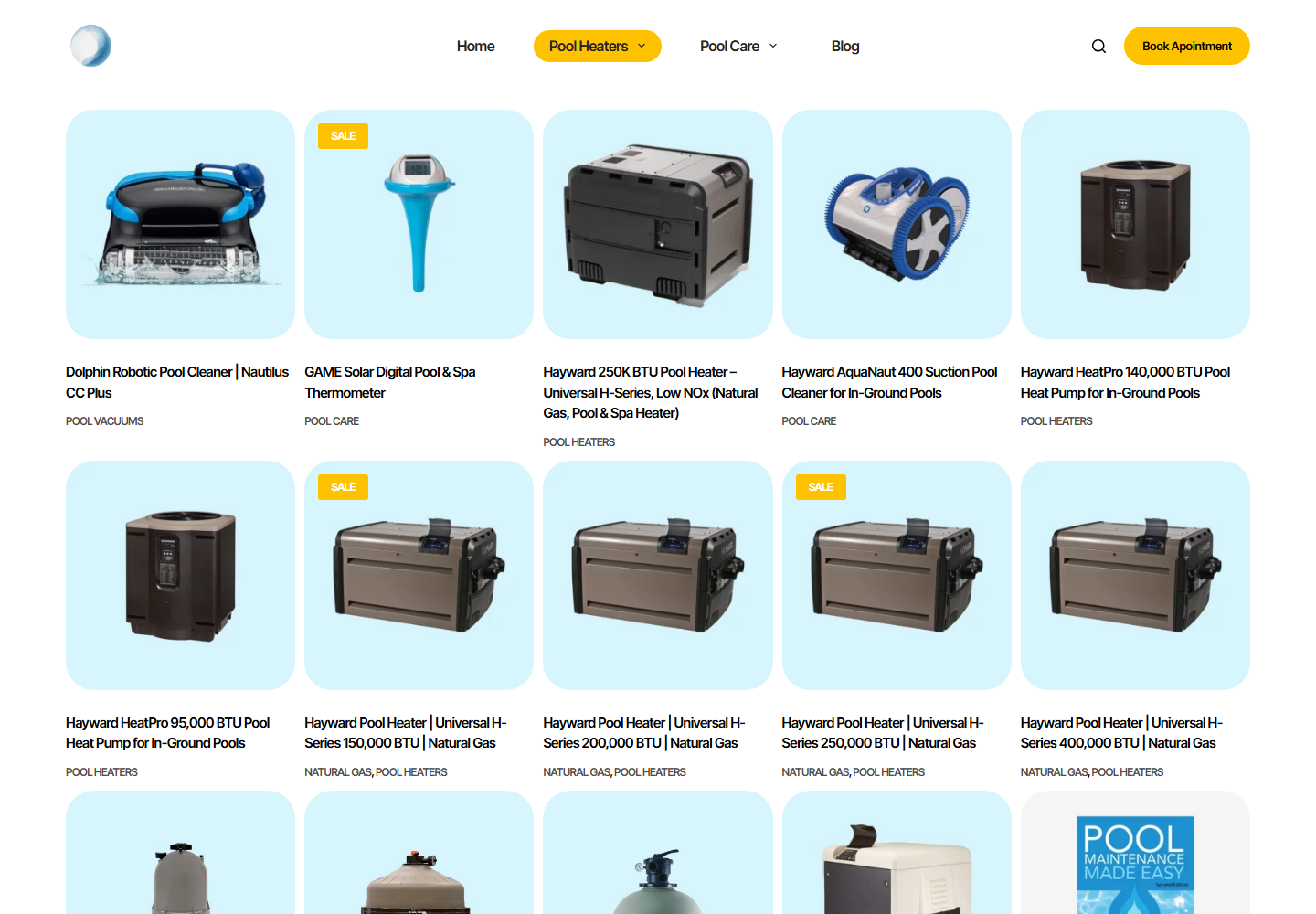 ThePoolHeater — shop page